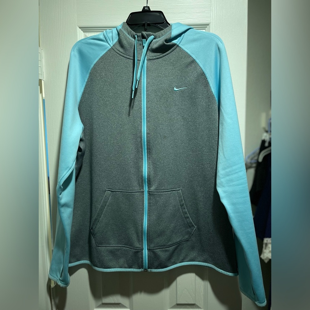 Nike Runners Jacket, Light blue, Gray, hardly worn